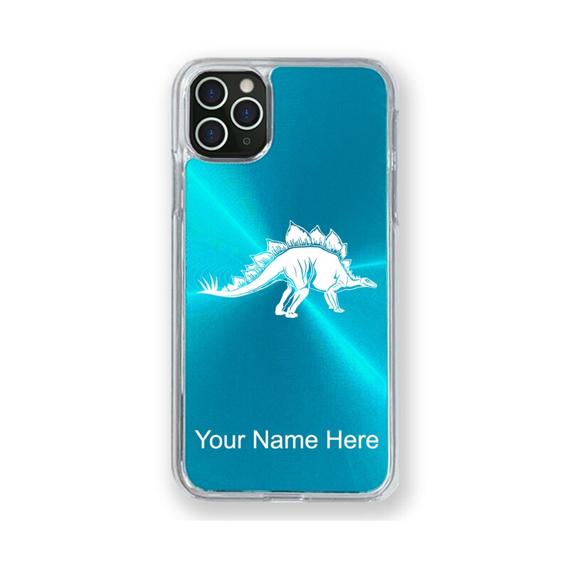 11 Pro 11 Pro Max Stegosaurus Dinosaur Personalized Engraving Included Case Compatible with iPhone 11