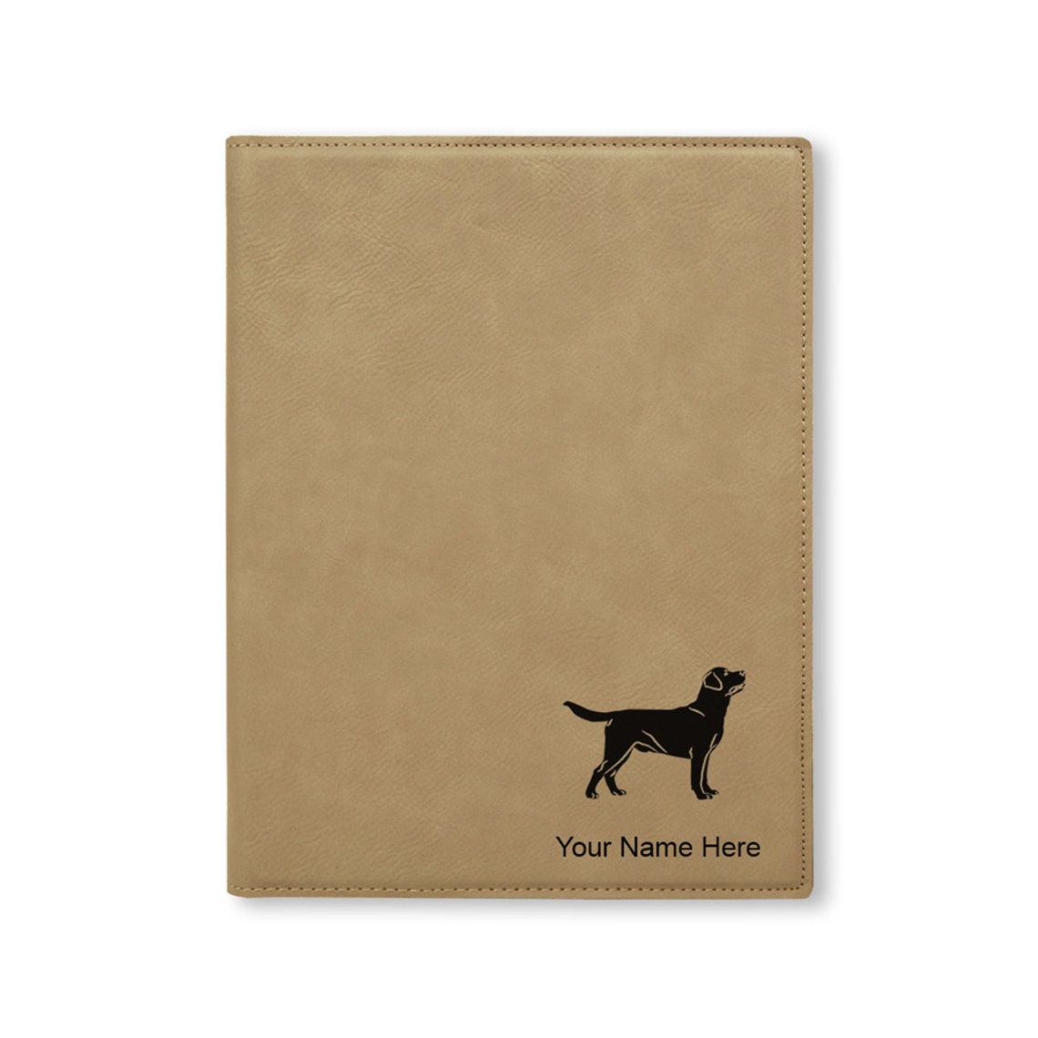 Large 9.5 X 12 Portfolio Notepad, Labrador Retriever Dog, Personalized ...