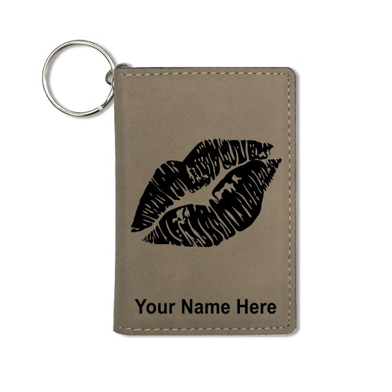 Keychain ID Holder Wallet - Lineman - Leather Keychain ID Holder Wallet - Lineman - Leather