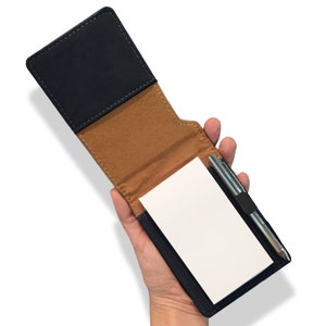 Faux Leather Mini Notepad,Rabbit, Personalized Engraving Included image 3