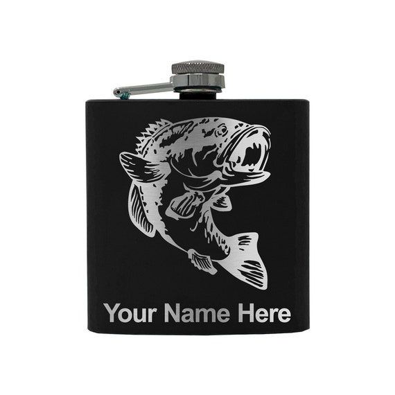 6oz Bass Leather Flask 6oz Bass Leather Flask