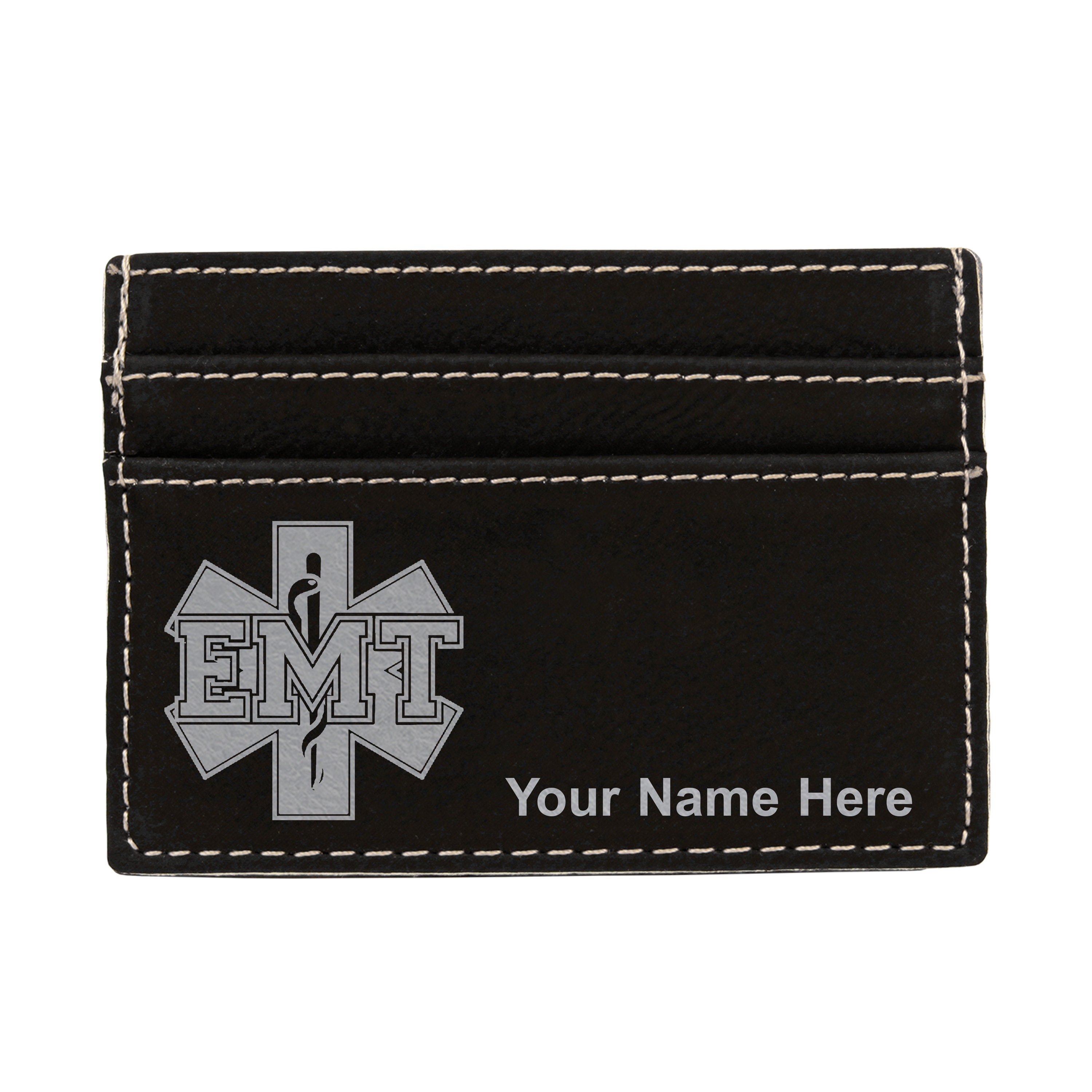 Personalized Wallet LaserGram Large X 12 Portfolio Notepad