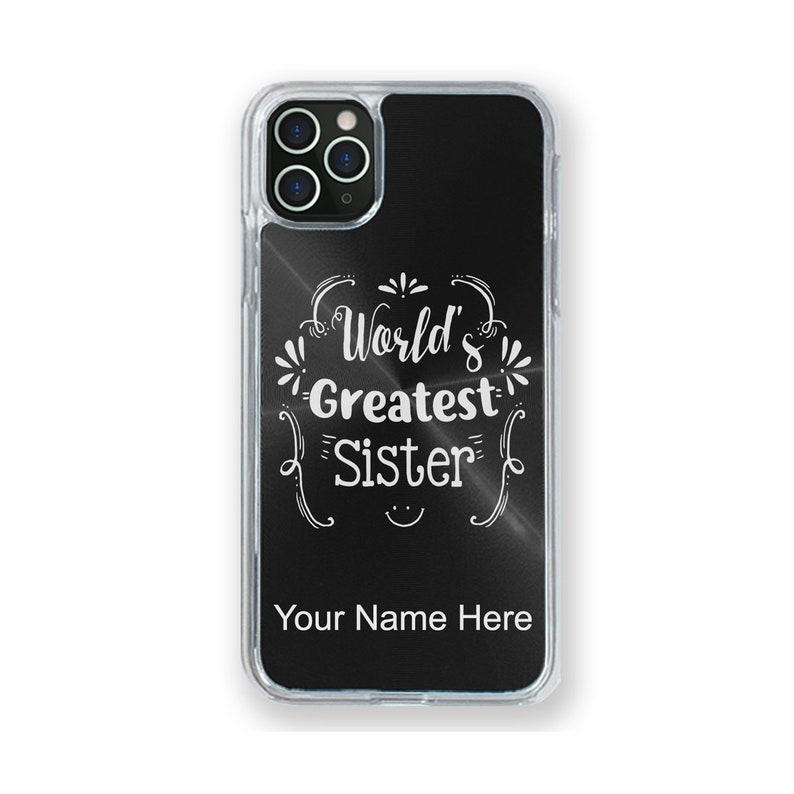 11 Pro Case Compatible with iPhone 11 World/'s Greatest Sister Personalized Engraving Included 11 Pro Max