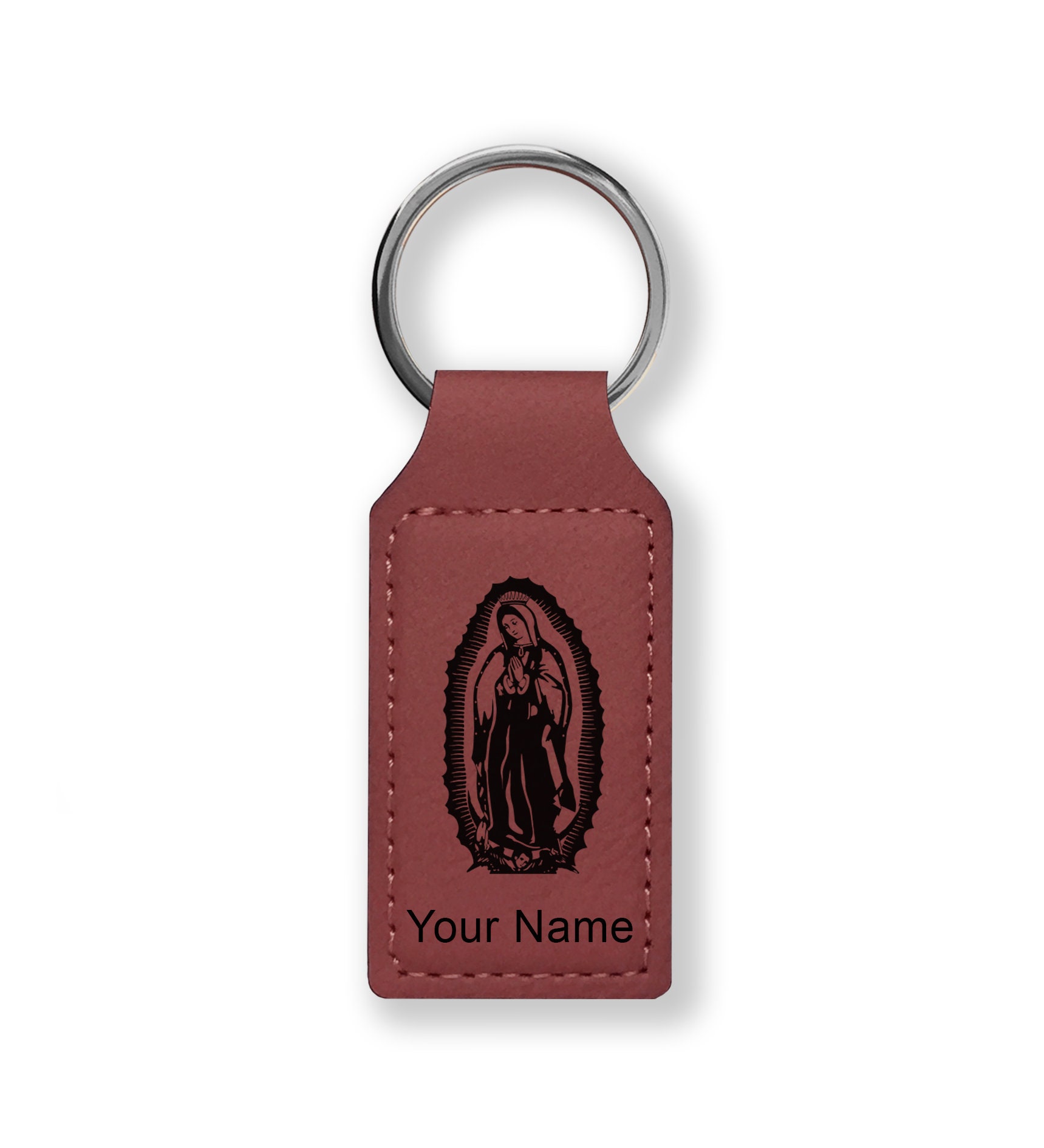 Supreme Guadalupe Leather Keychain (FW23) - $38