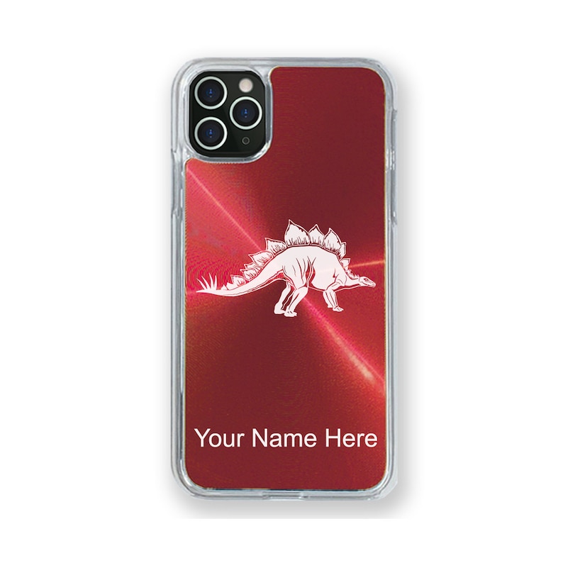 11 Pro 11 Pro Max Stegosaurus Dinosaur Personalized Engraving Included Case Compatible with iPhone 11