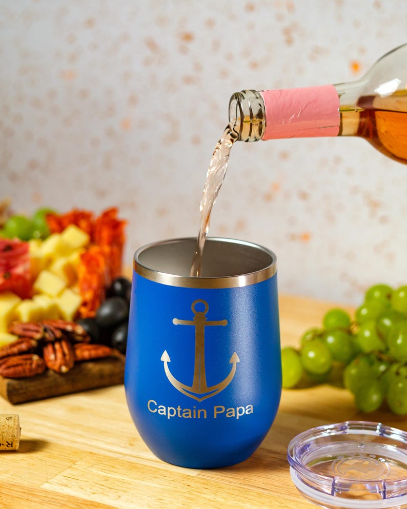 LaserGram Wine Glass Tumbler
