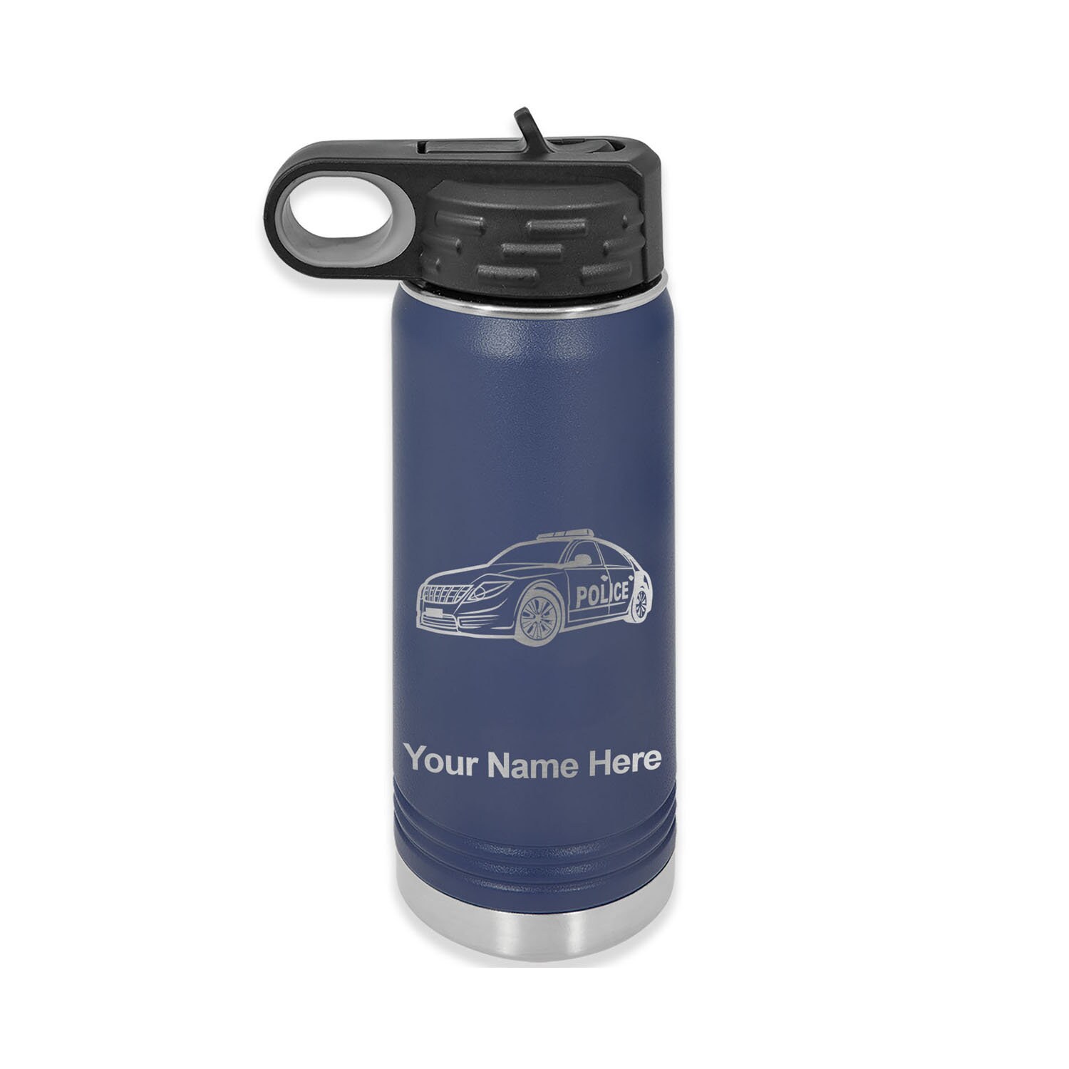 Police Cars Flip Top Water Bottle - Personalized – LB Personalized Design
