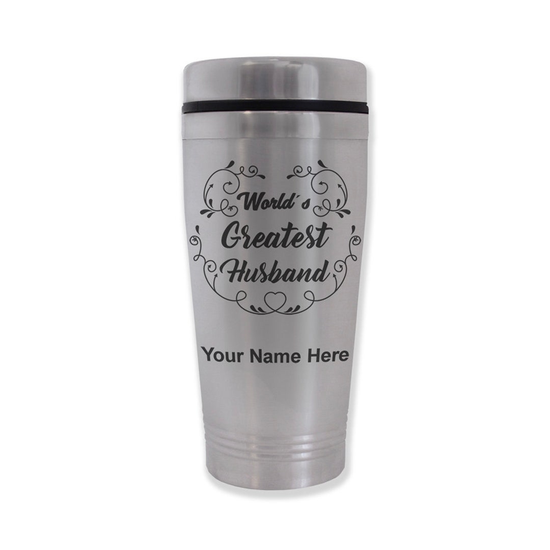Commuter Travel Mug World's Greatest Husband Etsy