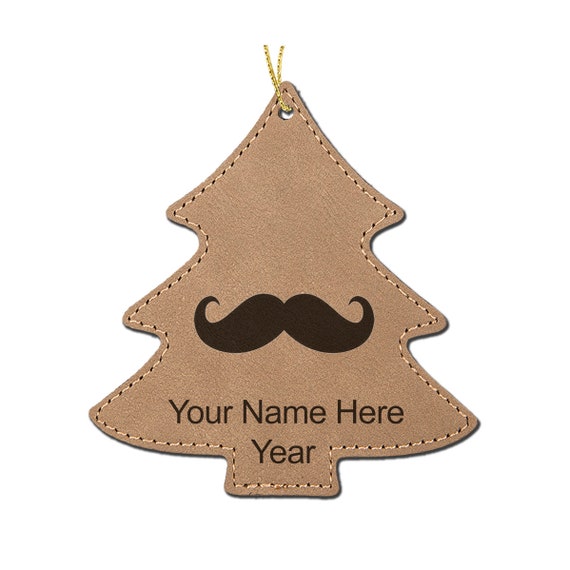 Mustache - Cedar Ornament Mustache - Cedar Ornament