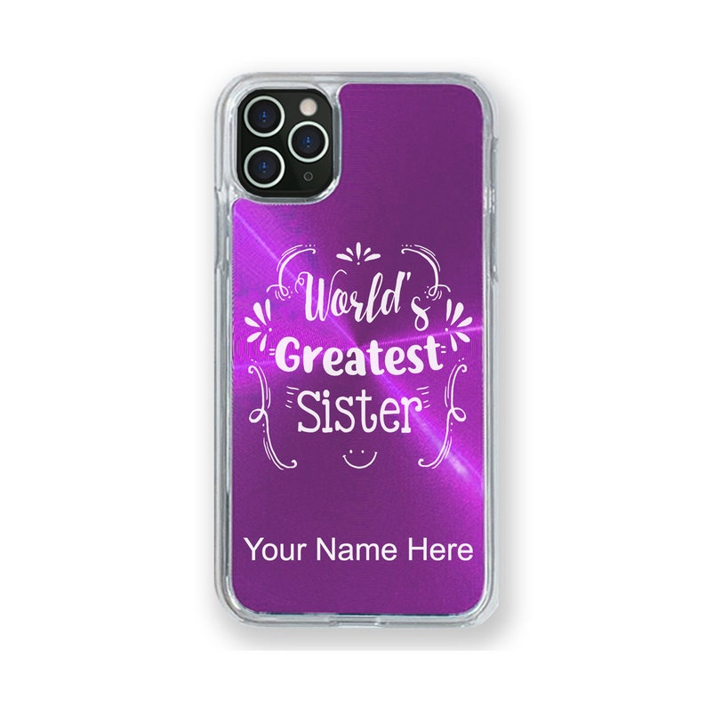 11 Pro Case Compatible with iPhone 11 World/'s Greatest Sister Personalized Engraving Included 11 Pro Max