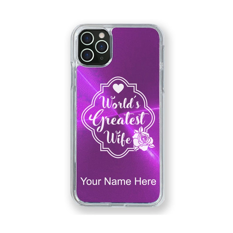 11 Pro 11 Pro Max Case Compatible with iPhone 11 World/'s Greatest Wife Personalized Engraving Included