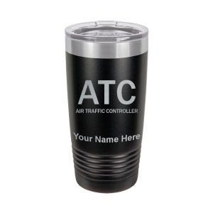 20oz Tumbler Mug, ATC Air Traffic Controller, Personalized Engraving Included