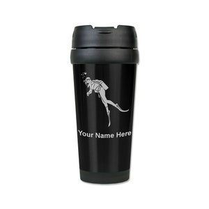 16oz Coffee Travel Mug, Scuba Diver, Personalized Engraving Included