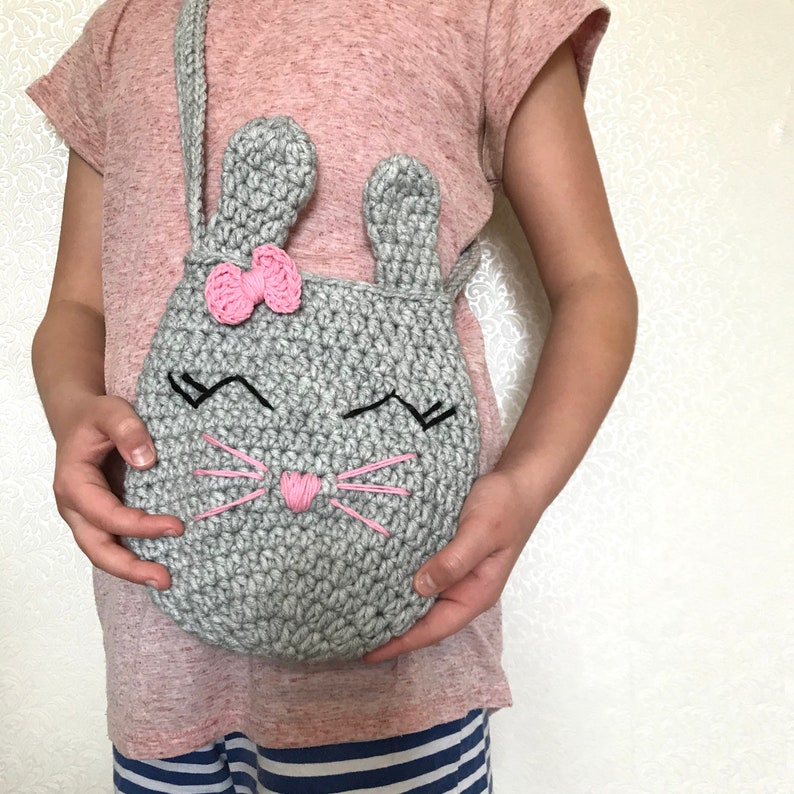 crochet kids purse
