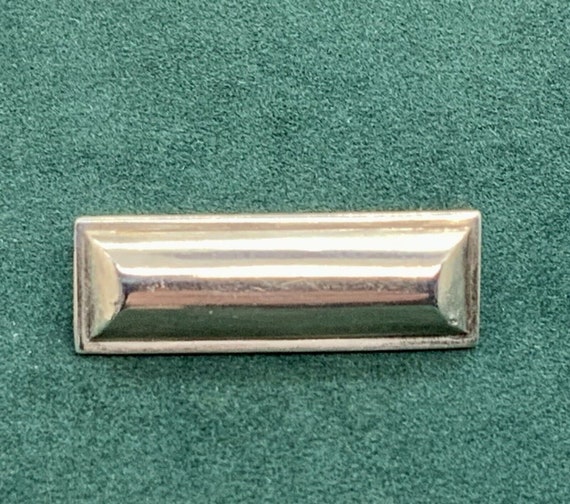 Vintage Sterling Signed DYER Sterling Bar Pin Or … - image 1