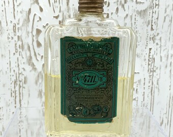 No. 4711 Eau De Cologne Vintage Echt Kolnisch Wasse 3-ish oz Vintage Deco Bottle