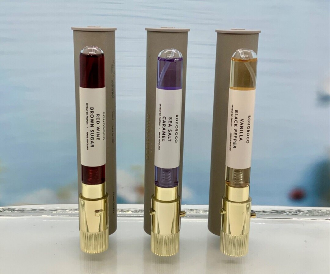 Bohoboco EDP 0.27 Oz Red Wine Brown Sugar, Vanilla Black Pepper, or Sea ...
