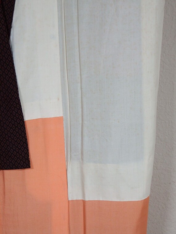 Vintage Japanese Silk Kimono - Handmade Lined Bla… - image 9