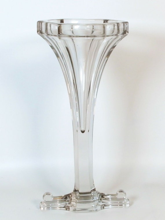 Large Antique/vintage Glass Shelf Riser Pedestal Stand General Etsy