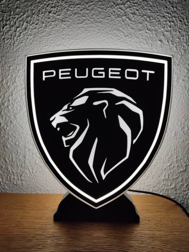 ORIGINAL Peugeot Emblem Logo Motorhaube CHROM 98024633VD für 308