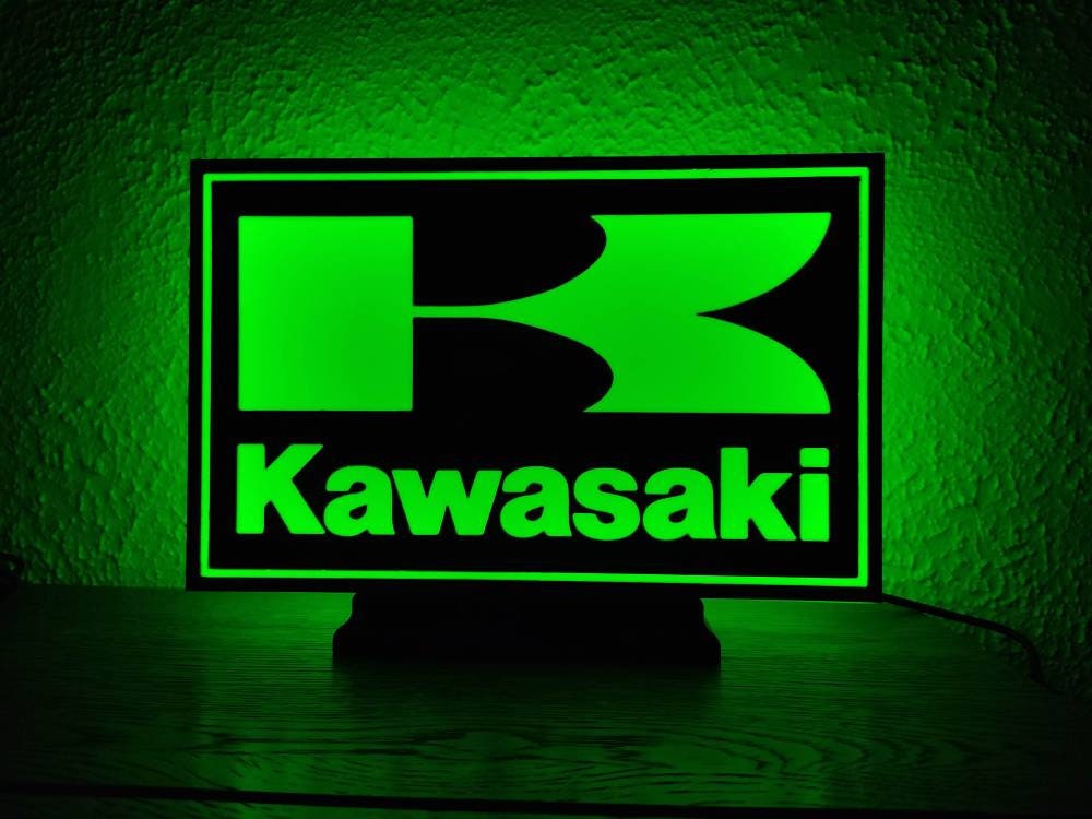Kawasaki z1000 logo stickers in custom colors and sizes
