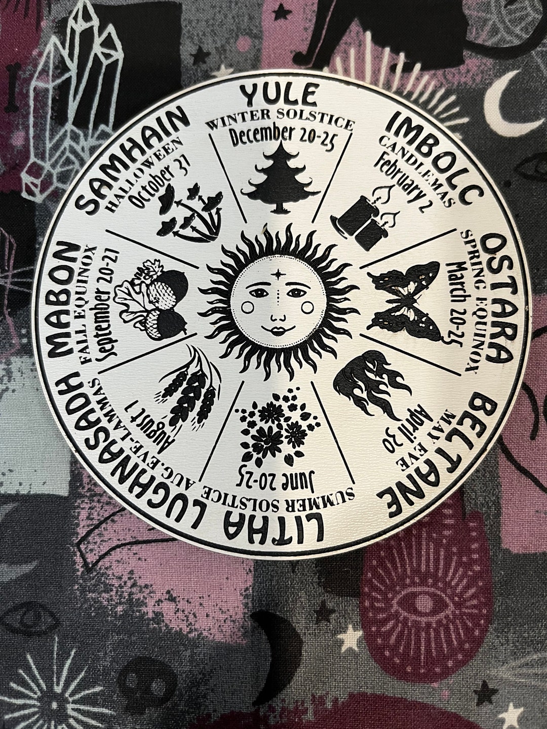 Wiccan Calendar Magnet - Etsy