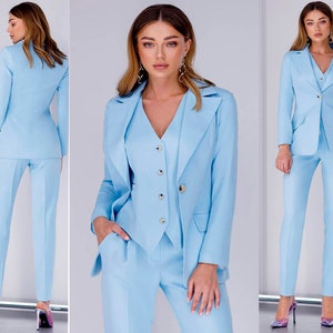Amazing Three Pieces Prom Party Outfits (Jacket Pants Vest) main image 0