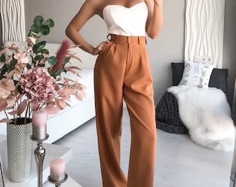 Pin by Amandine Tapin on Looks  Wedding guest pants Wide leg pants  outfit Semi formal outfits