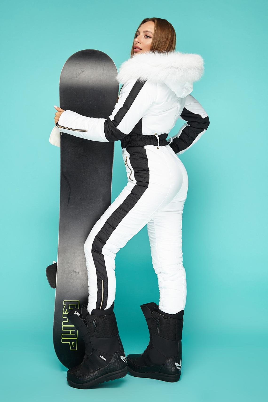 Women Ski Jumpsuit Snowsuit Warm Winter Overall Suit Etsy Canada