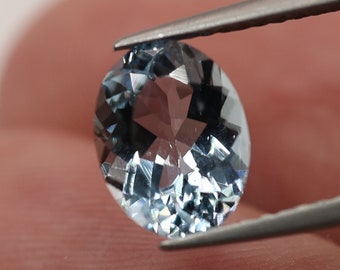 Aigue-marine naturelle, 1,52 carat