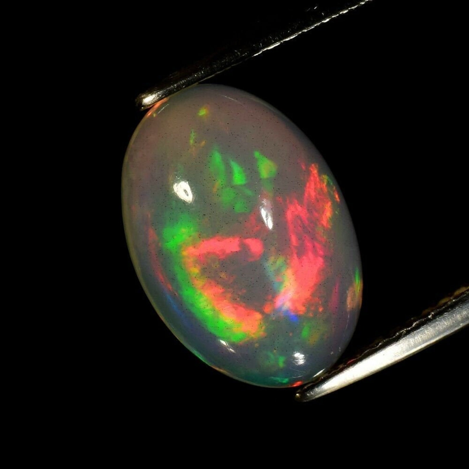 Natural White Opal 3.61 carat Etsy