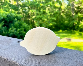Lemon wood blank tiered tray cut out