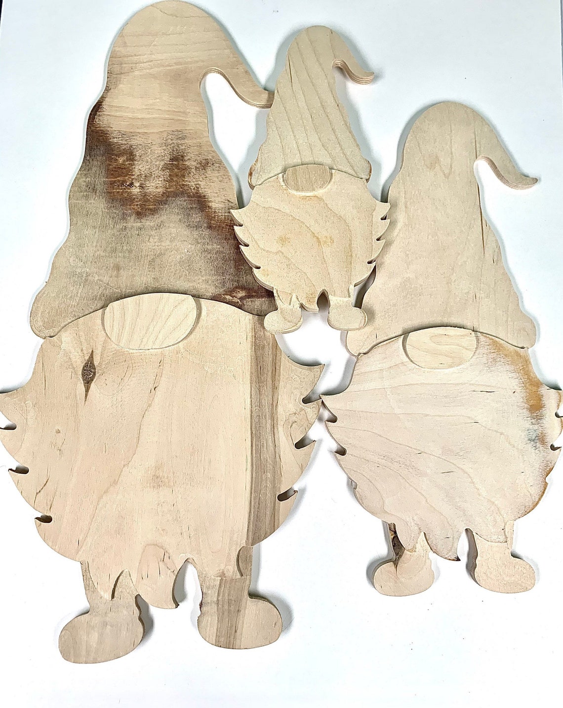 Unfinished Wood Blank Gnome DIY 12 18 and 24 inches / Porch Etsy