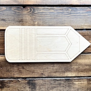 Unfinished Pencil Wood Blank