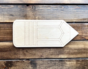 Unfinished Pencil Wood Blank