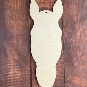 Horse Head Wood Blank Sign Cut Out