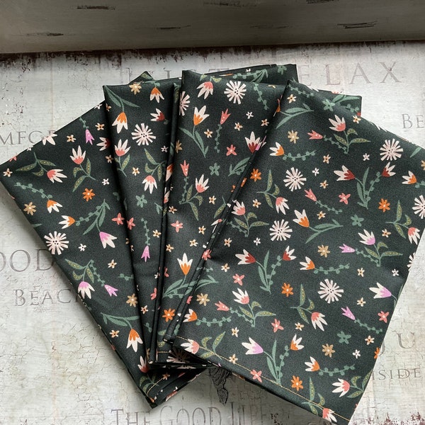 Floral Cloth Napkin Etsy