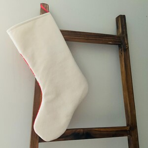 Handmade Quilted Christmas Stocking: Vintage Inspired Heirloom Decor image 8
