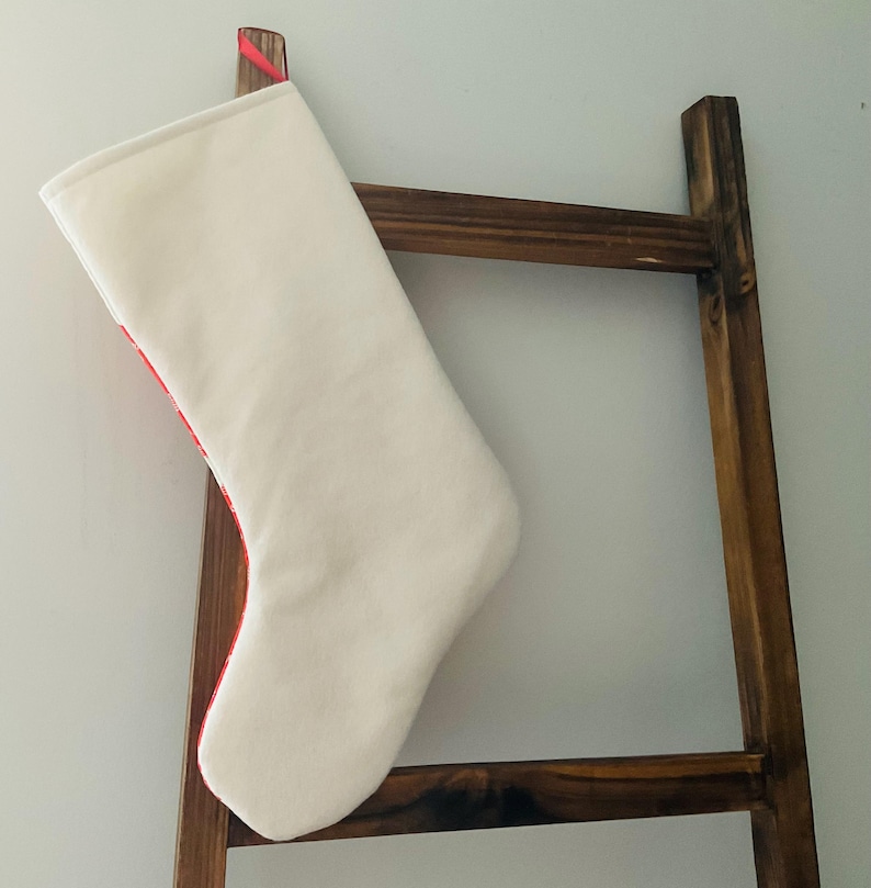 Handmade Quilted Christmas Stocking: Vintage Inspired Heirloom Decor image 8