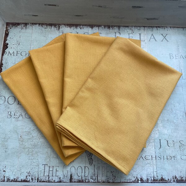 Yellow Cloth Napkins Etsy