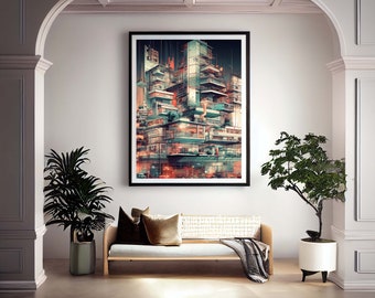 Stunning Modern Urban Wall Art Inspiration image