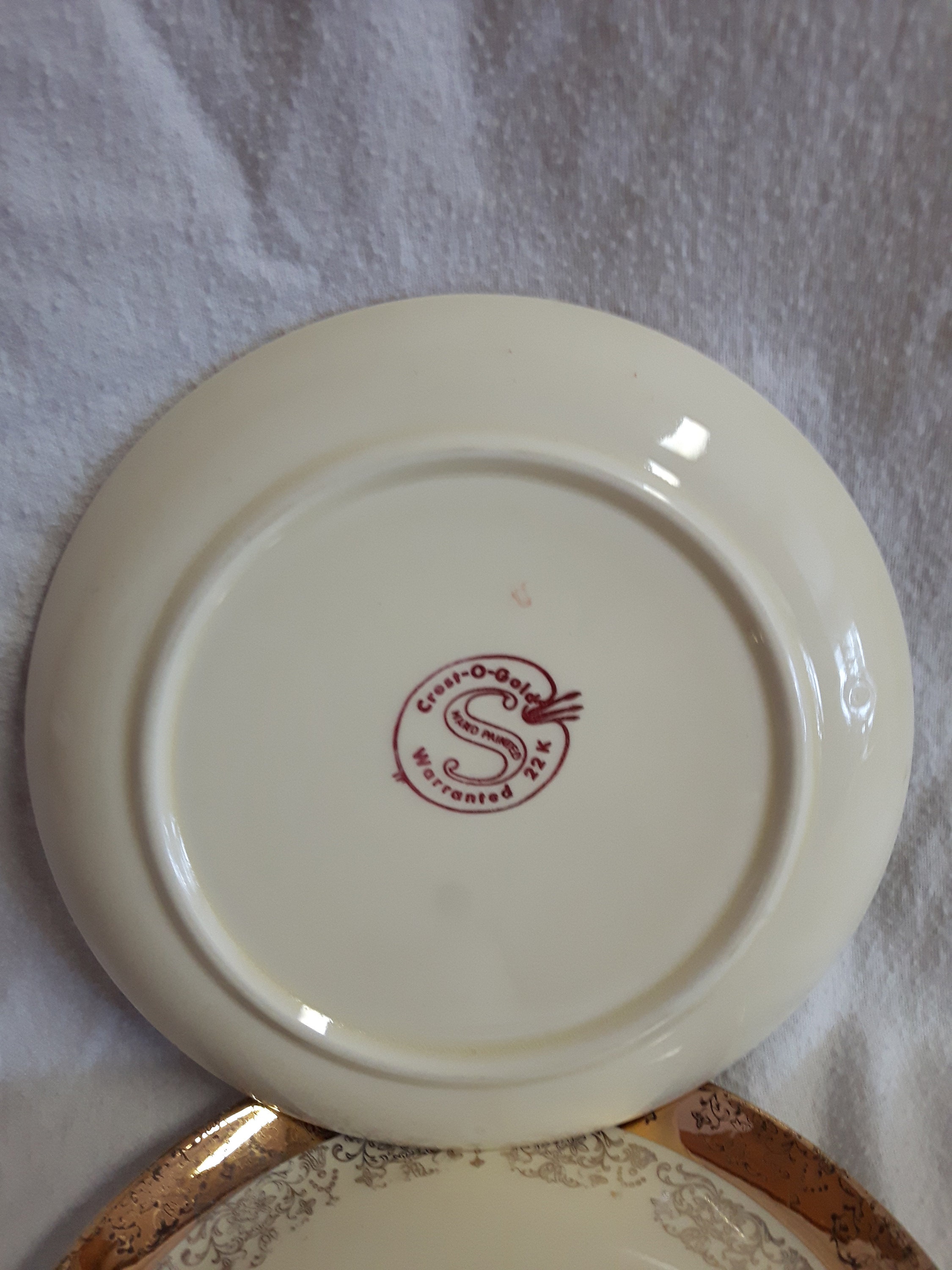 Gold plated plates 22k Etsy