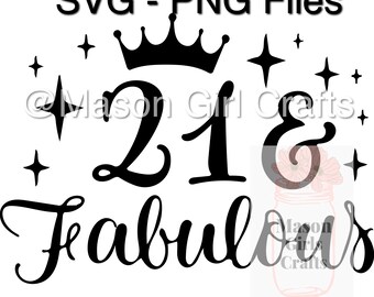 Download 21st Birthday Svg Etsy