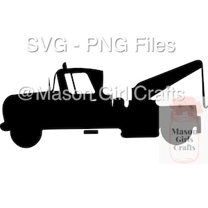 Tow truck SVG File | SVG Cut File | Digital Download | Digital Png  | Svg file bundle | Tow Truck Ball PNG File