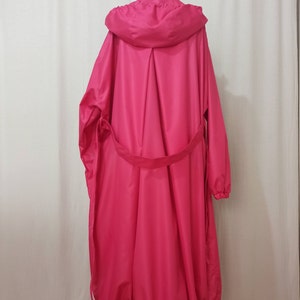 Trench Raincoat, Long Raincoat With Zipper, Spring Overcoat, Maxi Jacket image 3