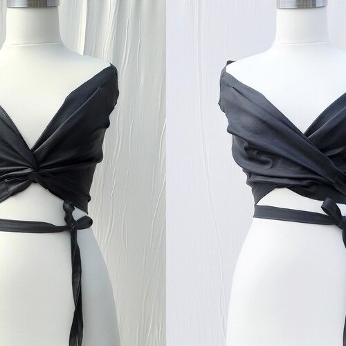 Corset Faux Leather Bustier Soft Leather Corset Corset Top Etsy