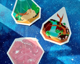 Terrarium CLEAR Stickers