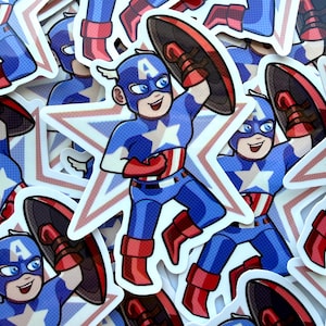 Sticker komische pet