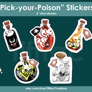 Pick-Your-Poison Vinyl Sticker