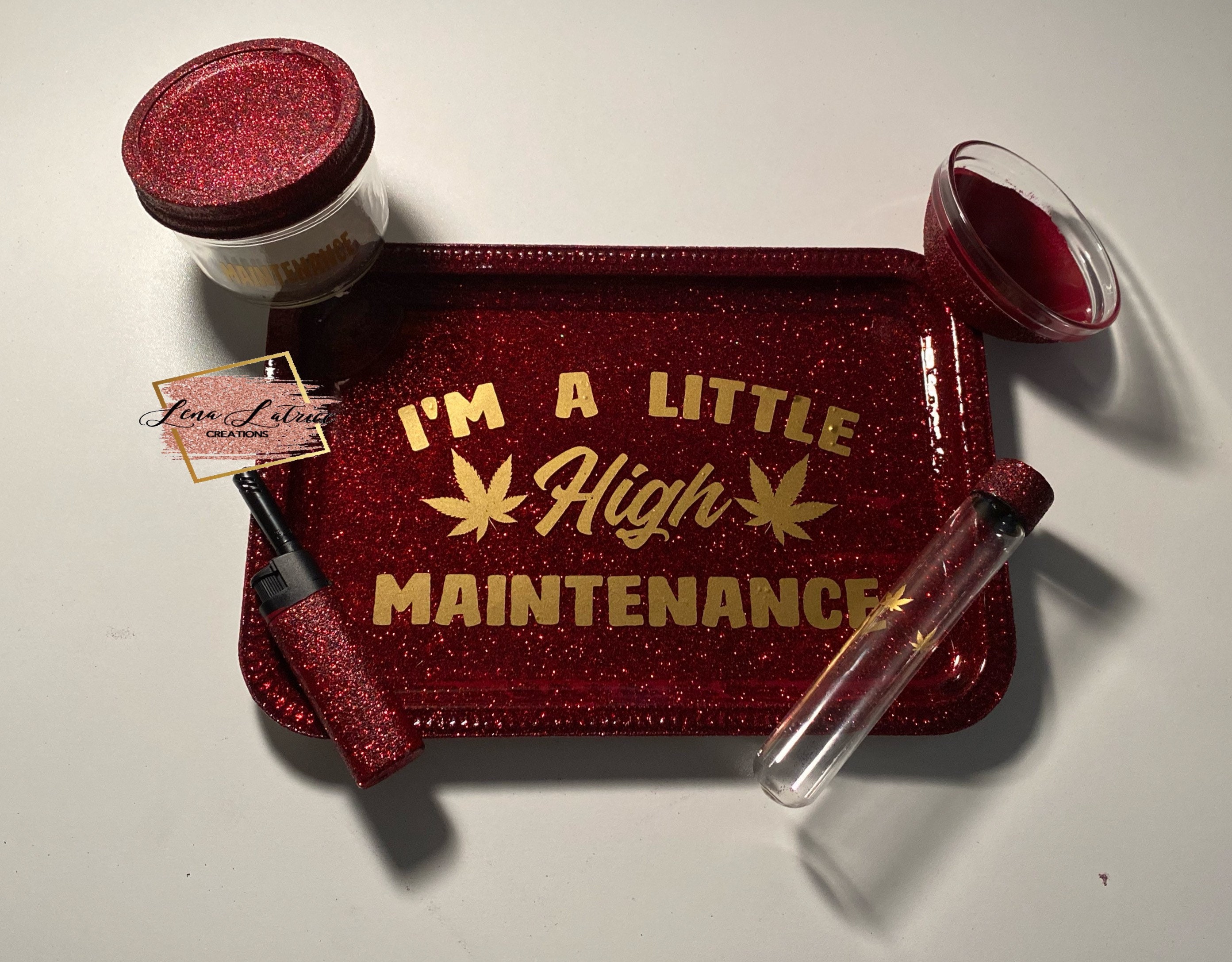 Hart & Hive  Luxury Weed Smoking Leather Rolling Kit